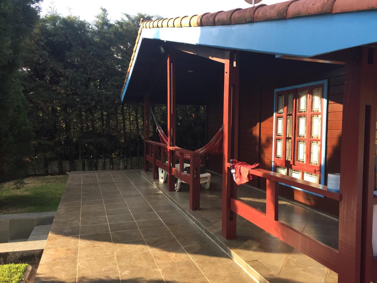 Linda Chacara Com Piscina Villa Atibaia Luaran gambar