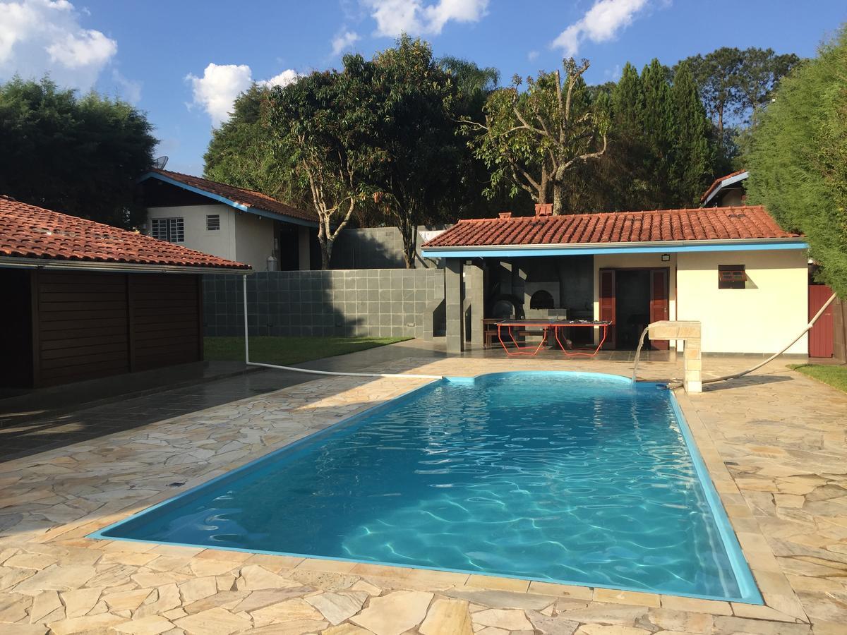 Linda Chacara Com Piscina Villa Atibaia Luaran gambar