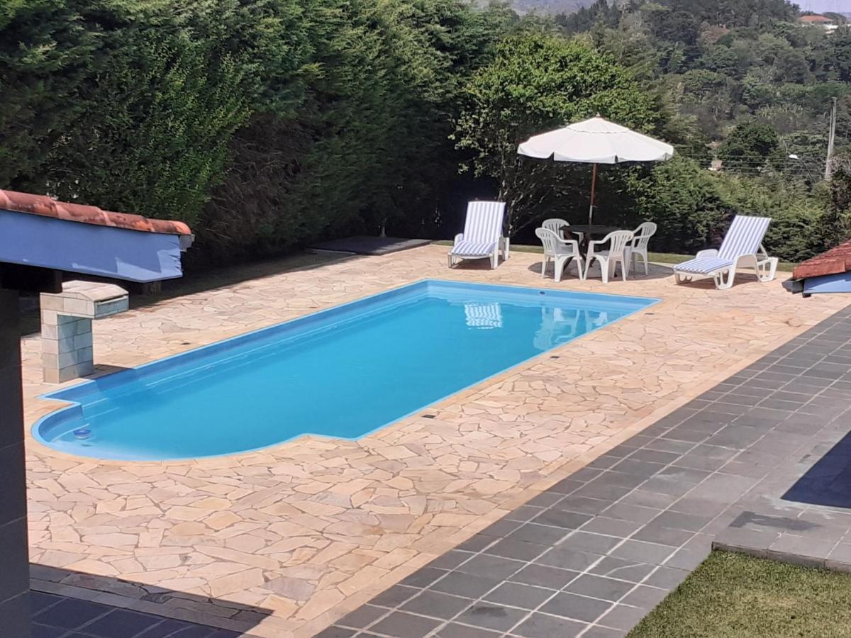 Linda Chacara Com Piscina Villa Atibaia Luaran gambar